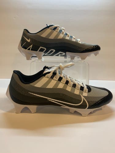 New Size 10 Nike Vapor Edge Pro 360 Lacrosse/Football Cleats Grey/Black/White