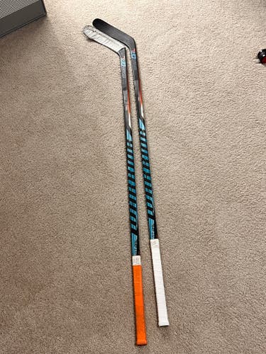 Used Senior Warrior Left Hand Covert QRL Hockey Stick Toe Pattern Pro Stock