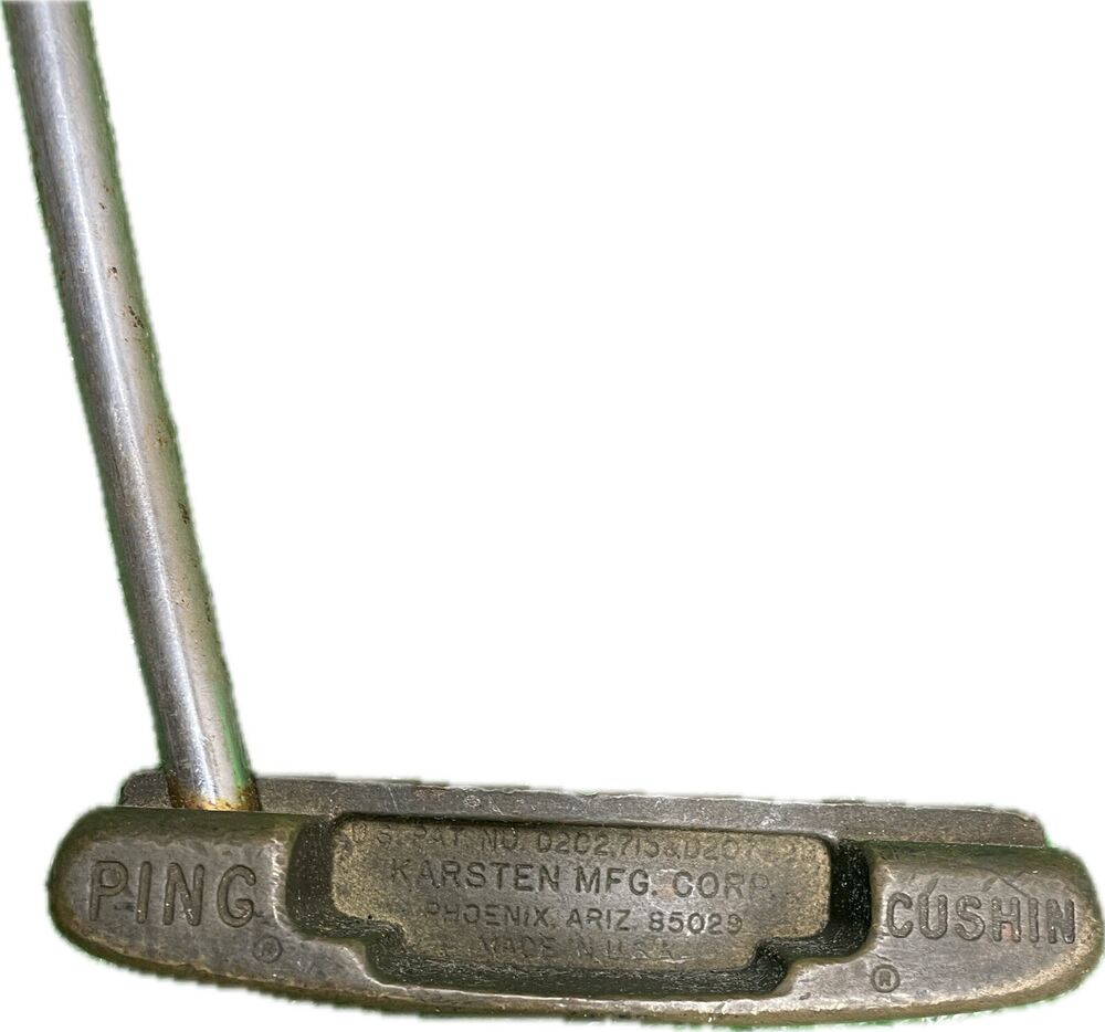 Putter Ping Cushin Vintage En Cuivre - Droitier - Longueur 35 Pouces - Fabriqué à Phoenix, USA