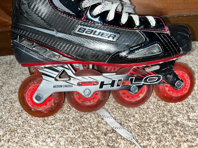 Used Bauer Regular Width Size 9.5 Vapor X2.7 Inline Skates