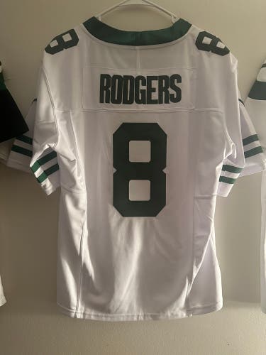 Aaron Rodgers #8 New York Jets Boys Youth Xl Nike Legacy Jersey