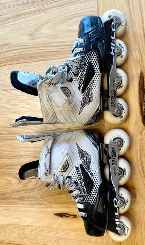 Used Mission Wide Width Size 5 Inhaler FZ-5 Inline Skates