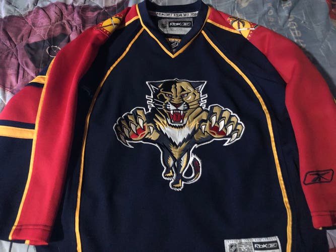 Reebok Premier Florida Panthers Blank NHL Jersey - Youth L/XL