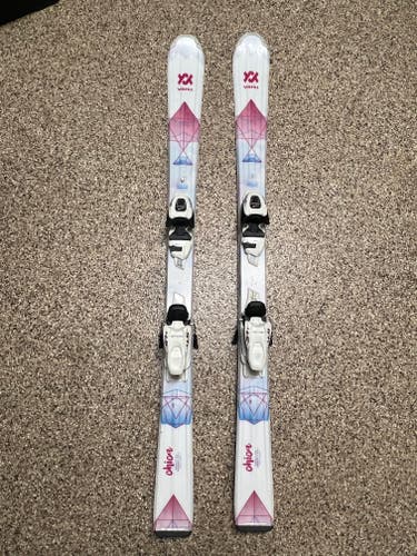 Used Völkl Chica 130 cm Skis ​+ 4.5 vMotion Jr Bindings - Girls' 2020