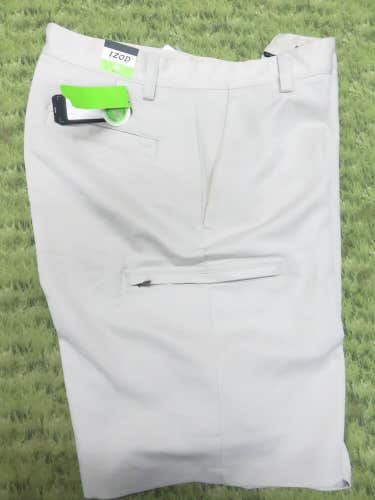 NEW * IZOD PerformX Sun Control UPF 50 Khaki Golf Shorts - Size 33