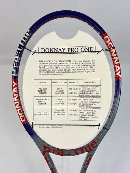 NEW Donnay Pro One Limited Edition Supermidsize 95, 4 3/8