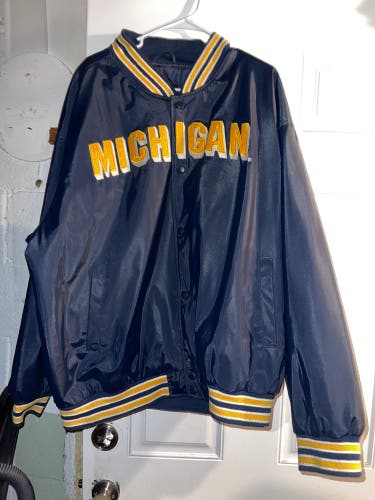 Steve & Barry’s Michigan Wolverines NCAA Jacket Button Used Vintage Classic Mens