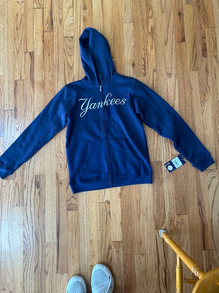 NY Yankees Full Zip Hooded Sweatshirt Youth Large (brand new).