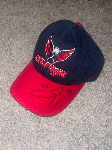 New Washington Capitals Troy Brouwer Signed Autographed Caps Courage Hat