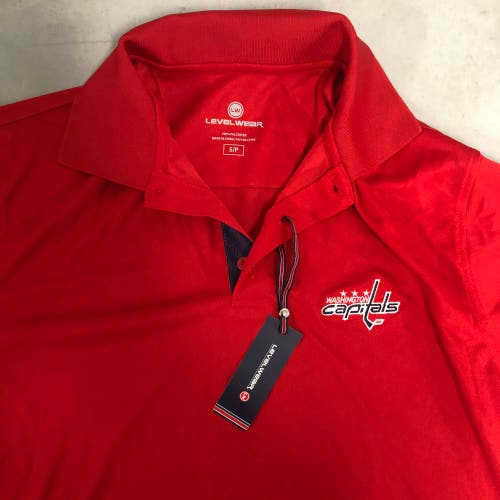 NEW Washington Capitals mens small golf shirt