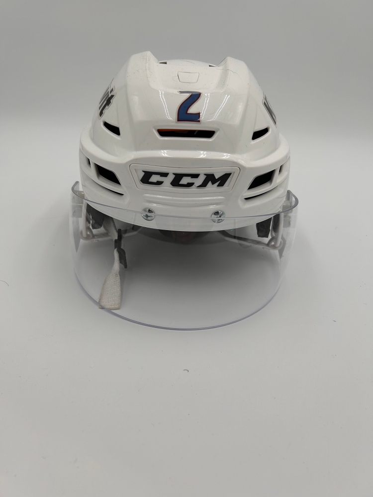 Used Small CCM Pro Stock Tacks 710 Helmet #2