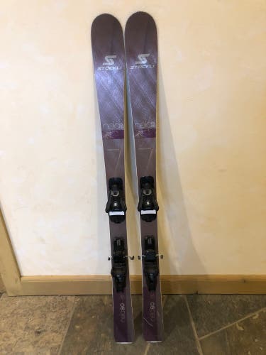 2023 Stockli Nela 80 Skis With Salomon Bindings 149cm