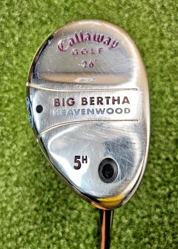 Callaway Big Bertha Heavenwood 5 Hybrid 26* / RH / Ladies Graphite ~39" / jd1532