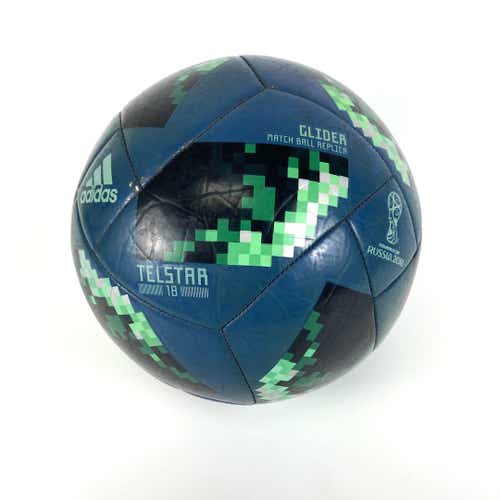 Used Adidas Telstar 18 Glider Soccer Ball Size 3