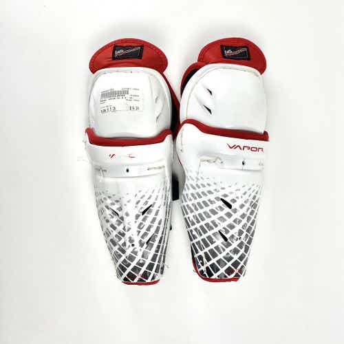 Used Bauer Vapor Hockey Shin Guards 9 1 2"