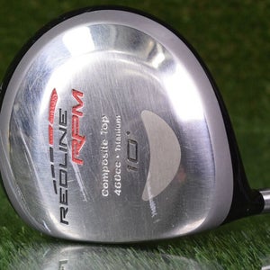 ADAMS GOLF REDLINE RPM 10 DRIVER W/ FUJIKURA REG FLEX FLEX LEFT HANDED!