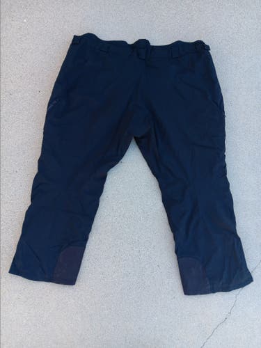 Black Used Men's Volkl Pants 7XL | 61" Waist, 32" Length | Sensortex Insulated - Hard to Find Size
