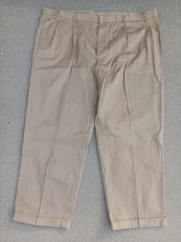 Tan / Beige Used Large Nautica Rigger Men's Pants 54W 32L