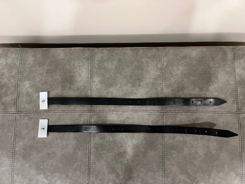 Black CCM QK5 goalie boot straps