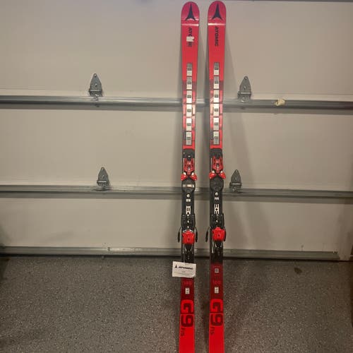 New Women's 2022 Atomic 188 cm Racing Redster FIS GS Skis With Bindings Max Din 20