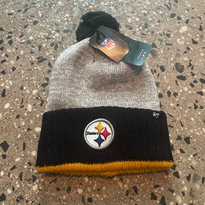New Adult Unisex One Size Fits All 47 Brand Pittsburgh Steelers Beanie