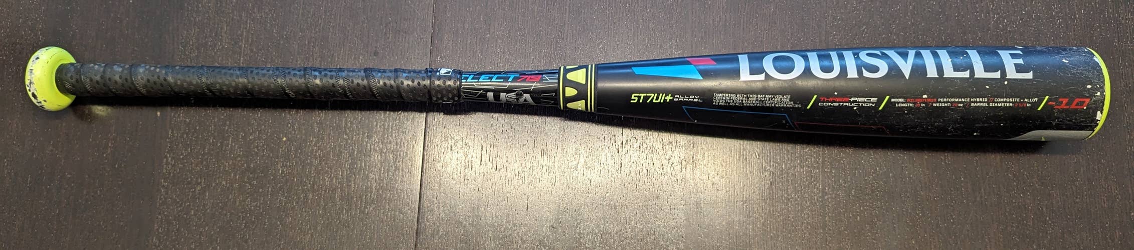Used 2019 Louisville Slugger Hybrid Select 719 Bat (-10) 20 oz 30"