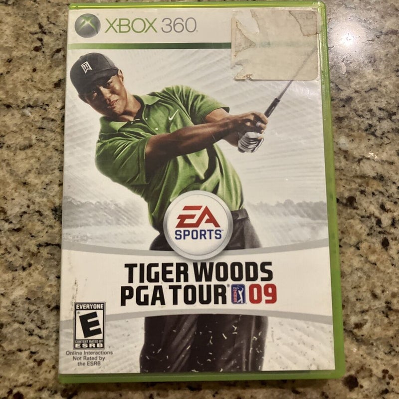 Tiger Woods PGA Tour 09 - Xbox 360 Game w/ Manual - Tested