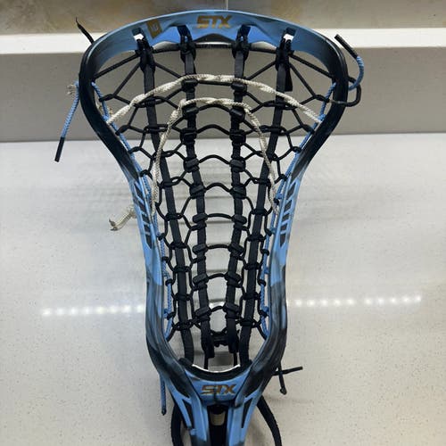 LIGHTLY Used Strung STX Crux 600 Head Blue + Black Marble Dye