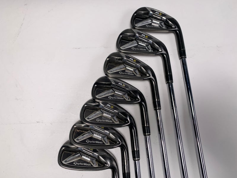 Taylormade M2 Tour Iron Set 4-PW KBS Tour C-Taper Stiff RH Midsize Grips +1/2"