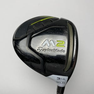 Taylormade 2016 M2 3 Fairway Wood 16.5* REAX 55g Senior Graphite Mens RH