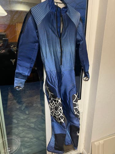 Used Medium Spyder U.S. Ski Team Patterned Gs Padded Suit