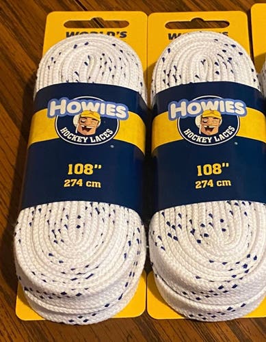 Howie’s Hockey Tape 2 Pairs 108” Regular Skate Laces
