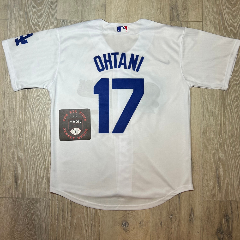 Dodgers White OTHANI   jersey