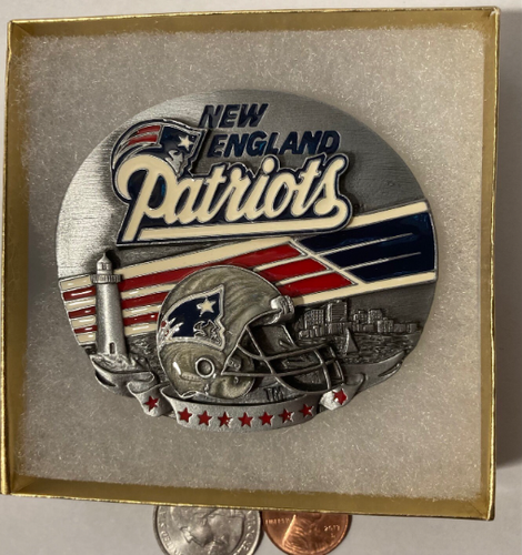 Vintage 1993 Metal Belt Buckle, New England Patriots, NFL, Football, Nice Design