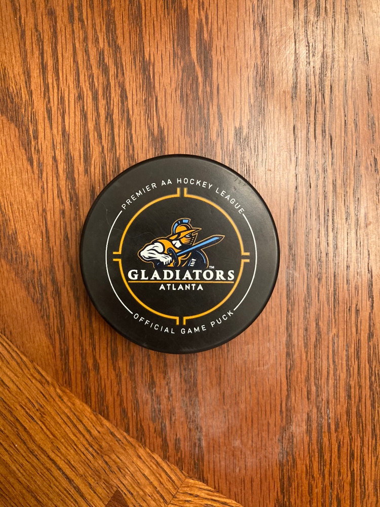 2021-22 Atlanta Gladiators ECHL Official Game Puck