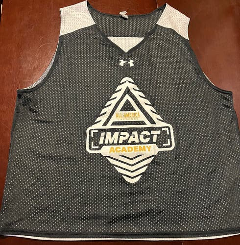 Impact Lacrosse Academy reversible black/white jersey
