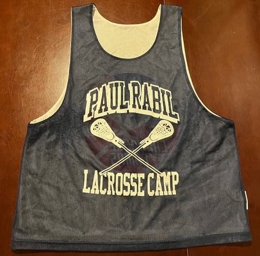 Paul Rabil Lacrosse camp reversible blue/white pinnie
