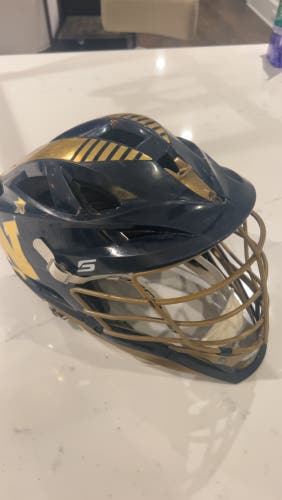 Team Issued Navy Midshipmen Cascade S Lacrosse Helmet