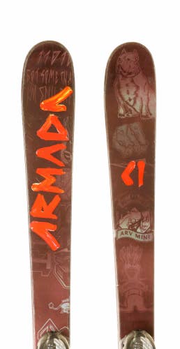 Used 2017 Armada ARV Mini Demo Ski with Bindings Size 135 (Option 221184)