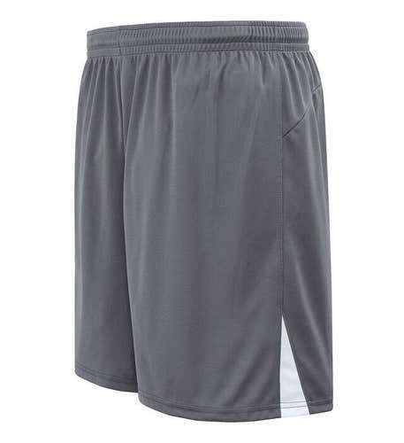 High Five Youth Unisex Hawk 325411 Gray White Soccer Shorts New