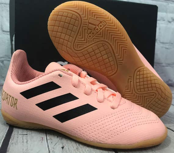 Adidas Predator Tango 18.4 Size 10.5 Pink Youth Indoor Soccer Shoes Kids NEW NIB
