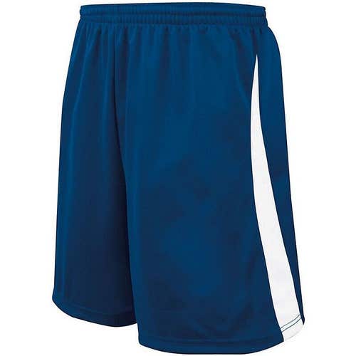 High Five Youth Unisex Albion 25381 Size Small Navy Blue Soccer Shorts New