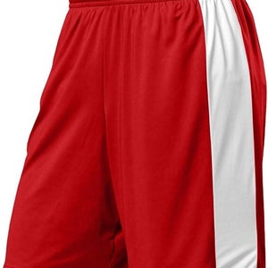 High Five Youth Unisex Odyssey Size Medium Red White Soccer Shorts New