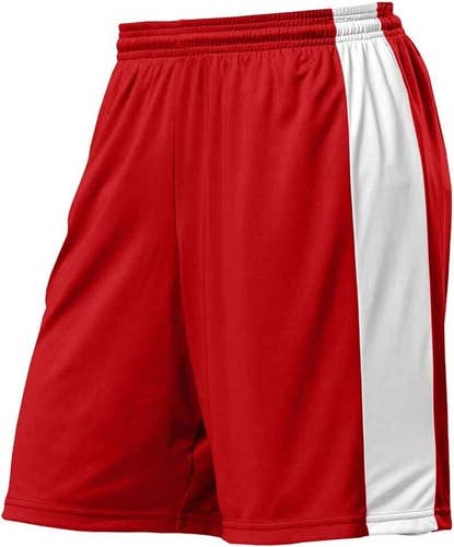 High Five Youth Unisex Odyssey Size Medium Red White Soccer Shorts New