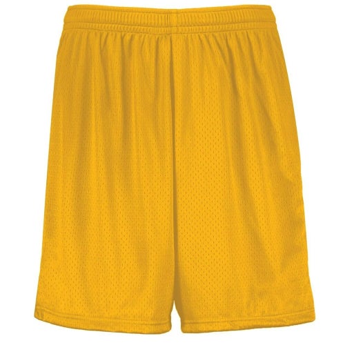 Augusta Sportswear Girls 1851 Modified Mesh Size Large Yellow Soccer Shorts New
