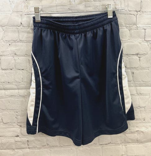 High Five Adult Unisex Size Small Navy Blue White Soccer Shorts New
