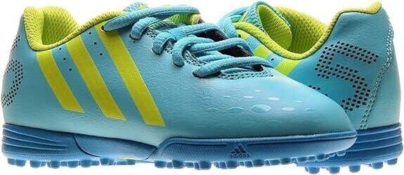 Adidas freefootball x-ite  J Turf Soccer Shoes Samba Blue Solar Blue US Size 3.5