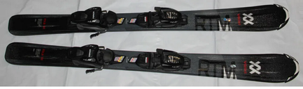NEW 110cm Volkl RTM JR kids Skis + matching size adjustable motion 4.5 Bindings