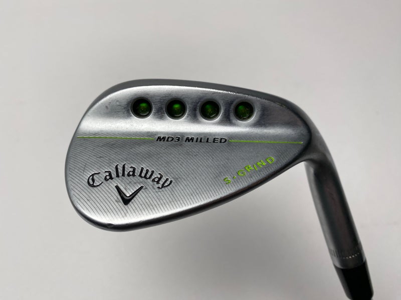 Callaway MD3 Milled Chrome S-Grind Gap Wedge GW 52* 10 Dynamic Gold RH