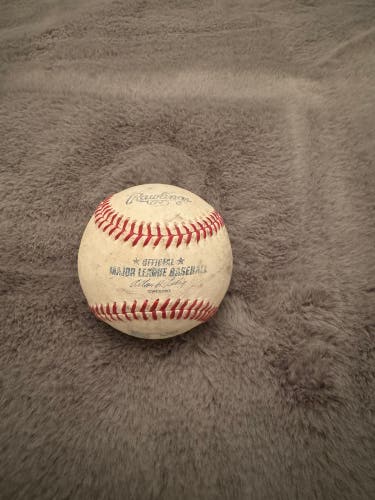 Game-Used Official Rawlings Major League Baseball